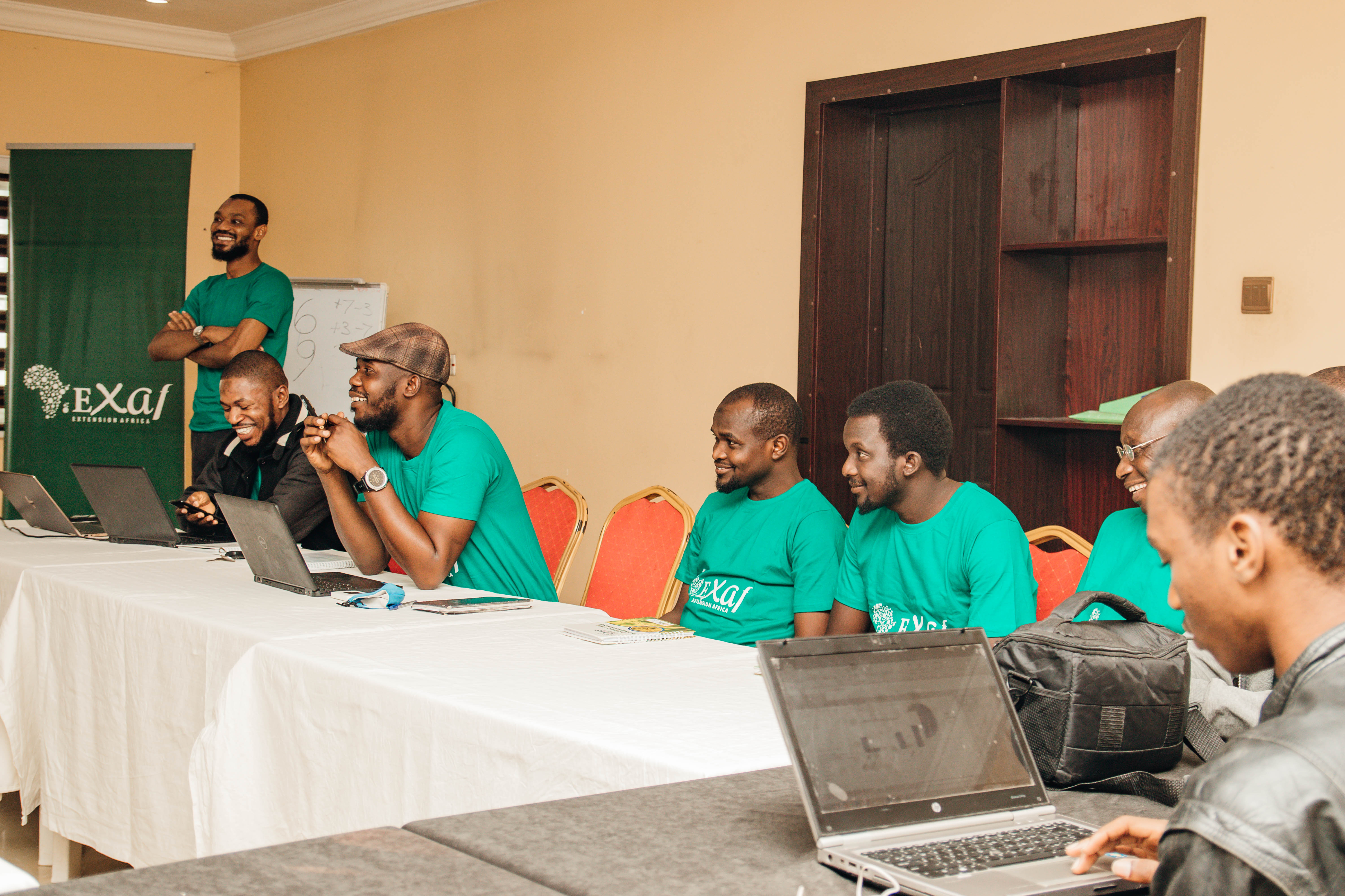 Recent graduates in agribusiness bootcamp